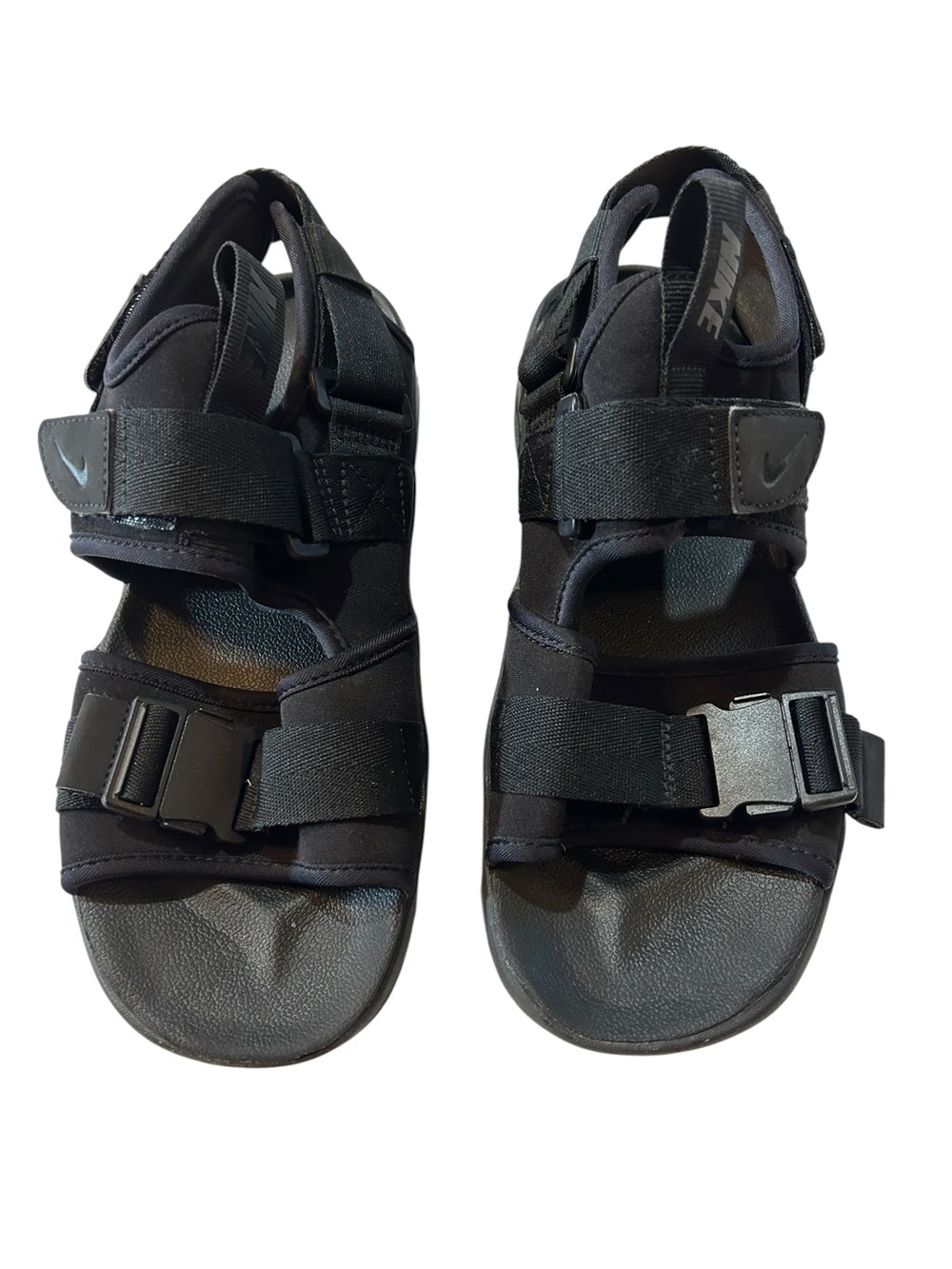 Nike Canyon Sandals Triple Black CW9704-001 Women’s Size 7 Hiking Outdoor Comfor